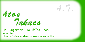 atos takacs business card